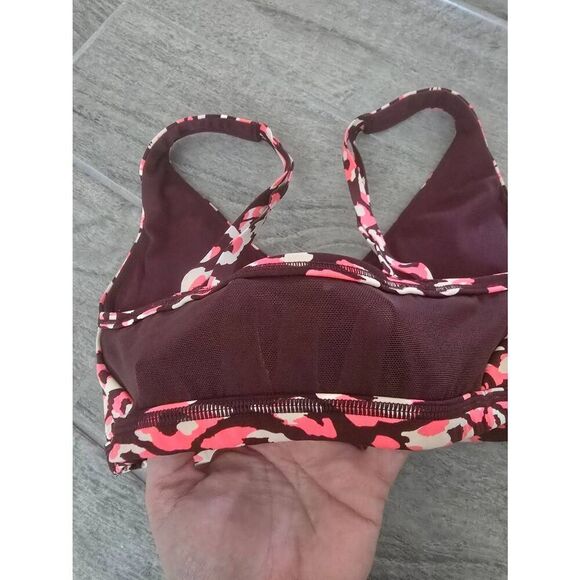Aerie Offline Goals Medium Support Sports Bra Leopard Print Size‎ Large - Picture 5 of 6